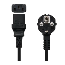 Câble d'alimentation - Connecteur CEE7 mâle - C13 femelle