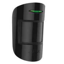 COMBIPROTECT-B - Ajax Détecteur volumétrique PIR et immune aux animaux de compagnie et détecteur de bris de vitre - Couleur noir