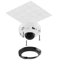 DOMECAM-MINI-8-W- Cámara Mini Dome IP 8 MP Ajax com lente 2,8mm - Color Blanco