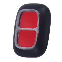 DOUBLEBUTTON-B-Double panic button - Grade 2 Ajax -Black colour