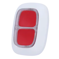 DOUBLEBUTTON-W-Double panic button - Grade 2 Ajax -White colour