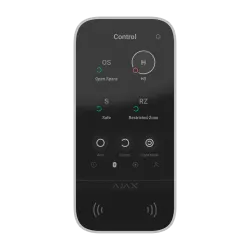 KEYPADTOUCHSCREEN-W-Teclado com ecrã tátil e RFID - Grau 2 Ajax-Cor Branco