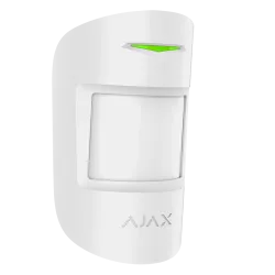 MOTIONPROTECTPLUS-W - Ajax Detector volumétrico PIR doble tecnología inmune a mascotas - Color Blanco