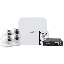 NVRKIT108T-4 -Kit de vidéosurveillance Ajax