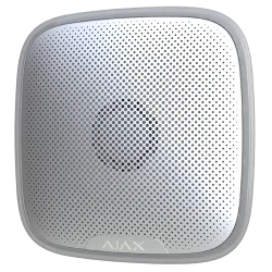 STREETSIREN-W-Sirene para exterior - Certificado grau 2 Ajax -Cor Branco