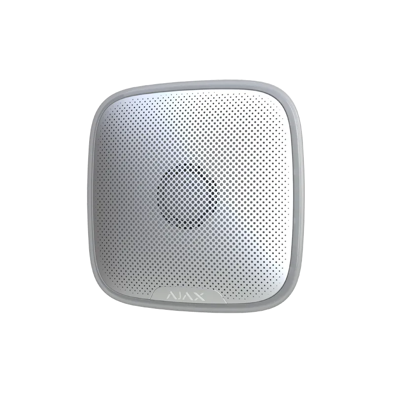 STREETSIREN-W-Sirene para exterior - Certificado grau 2 Ajax -Cor Branco