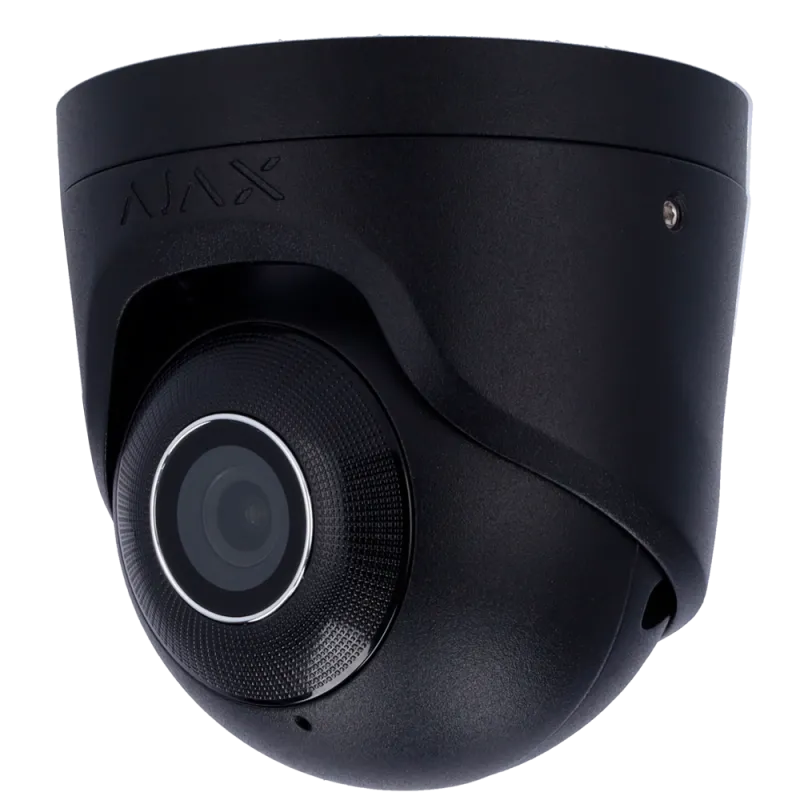 TURRETCAM-5-4MM-B- Câmara IP Turret 5 Megapixel Ajax, lente de 4mm - Cor Preta
