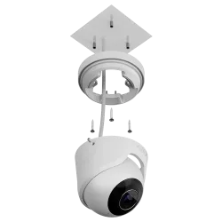 TURRETCAM-5-4MM-W- Caméra IP Turret 5 Mégapixel Ajax,Objectif 4 mm - Couleur blanche