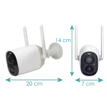 CG7-S5-SOLAR-VicoHome Exterior 3Mpx Wifi alimentado por bateria