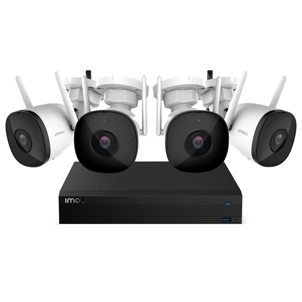 IMOU-KIT/NVR1104HS-W-S2-CE-1T/4-F22P-0280B - Telecamera Wifi Imou 2 Megapixel