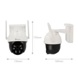 NV-CAM02S-SOLAR4G -Nivian Telecamera PT motorizzata 4G