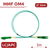 SF-LC-APC-LC-APC-OM4-DX-3M-A
