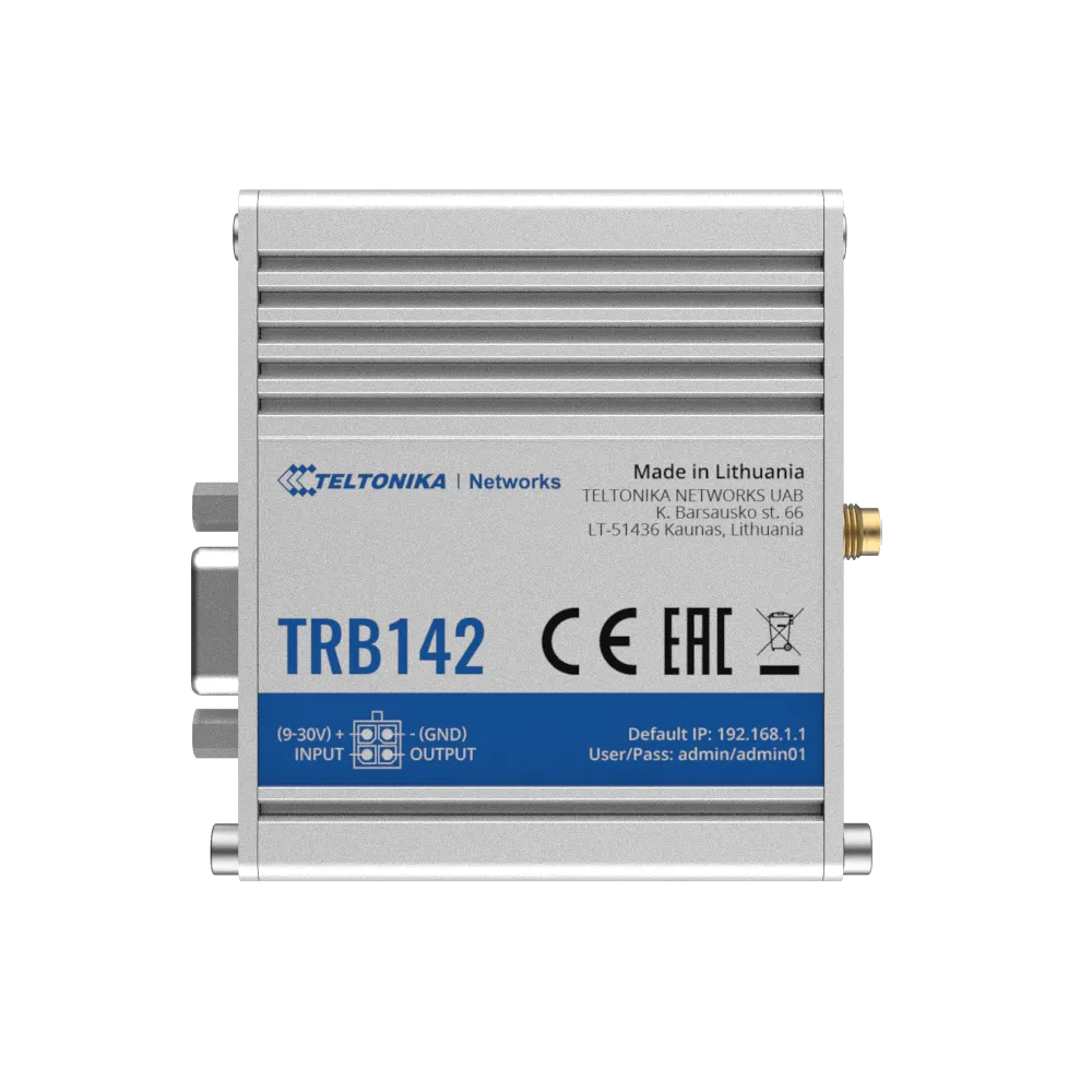 Passerelle Teltonika 4G Industrielle TK-TRB142