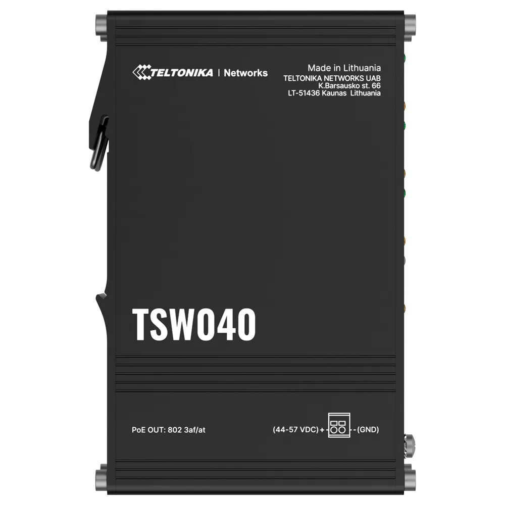Teltonika switch PoE industriel non manageable TK-TSW040