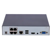 UV-NVR-104S3-P4-ECO -Grabador NVR Uniarch 4 CH vídeo / 4 CH PoE