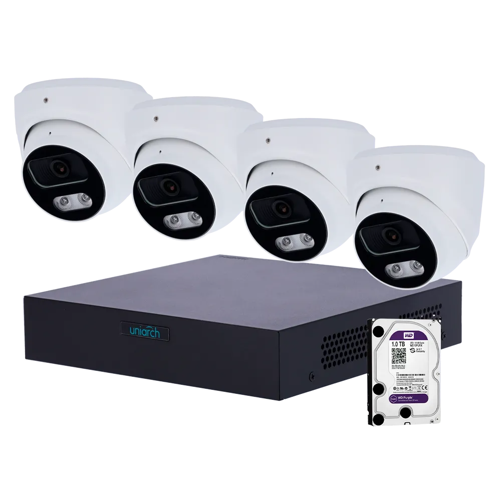 UV-NVRKIT108T-4 - Uniarch Video Surveillance Kit