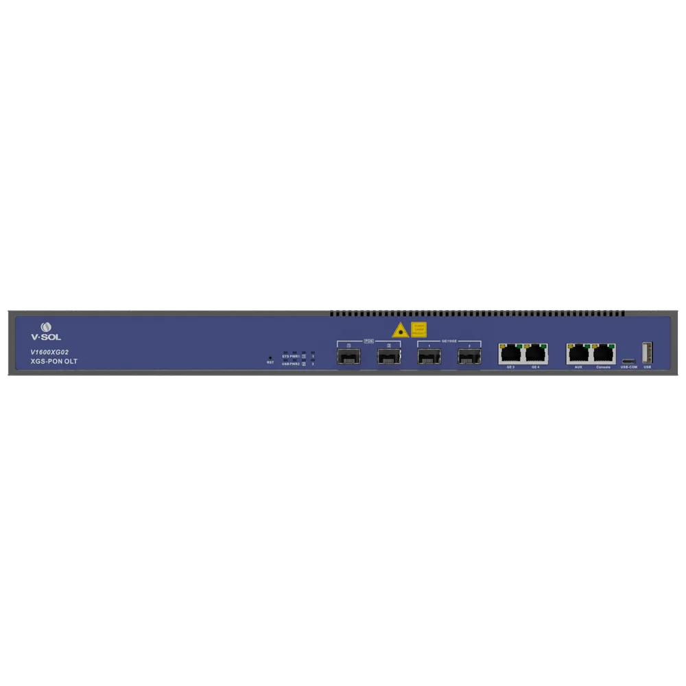 2 GPON XG-PON/XGS-PON OLT VSOL-V1600XG02 2 GPON XG-PON/XGS-PON OLT VSOL-V1600XG02