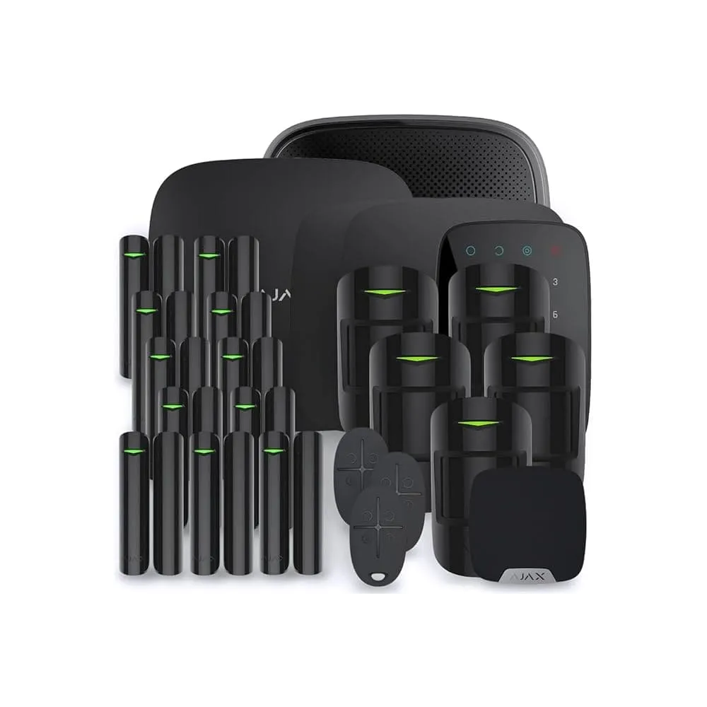 HUB2PLUSKIT-KIT12-W - Kit de alarma profesional Ajax