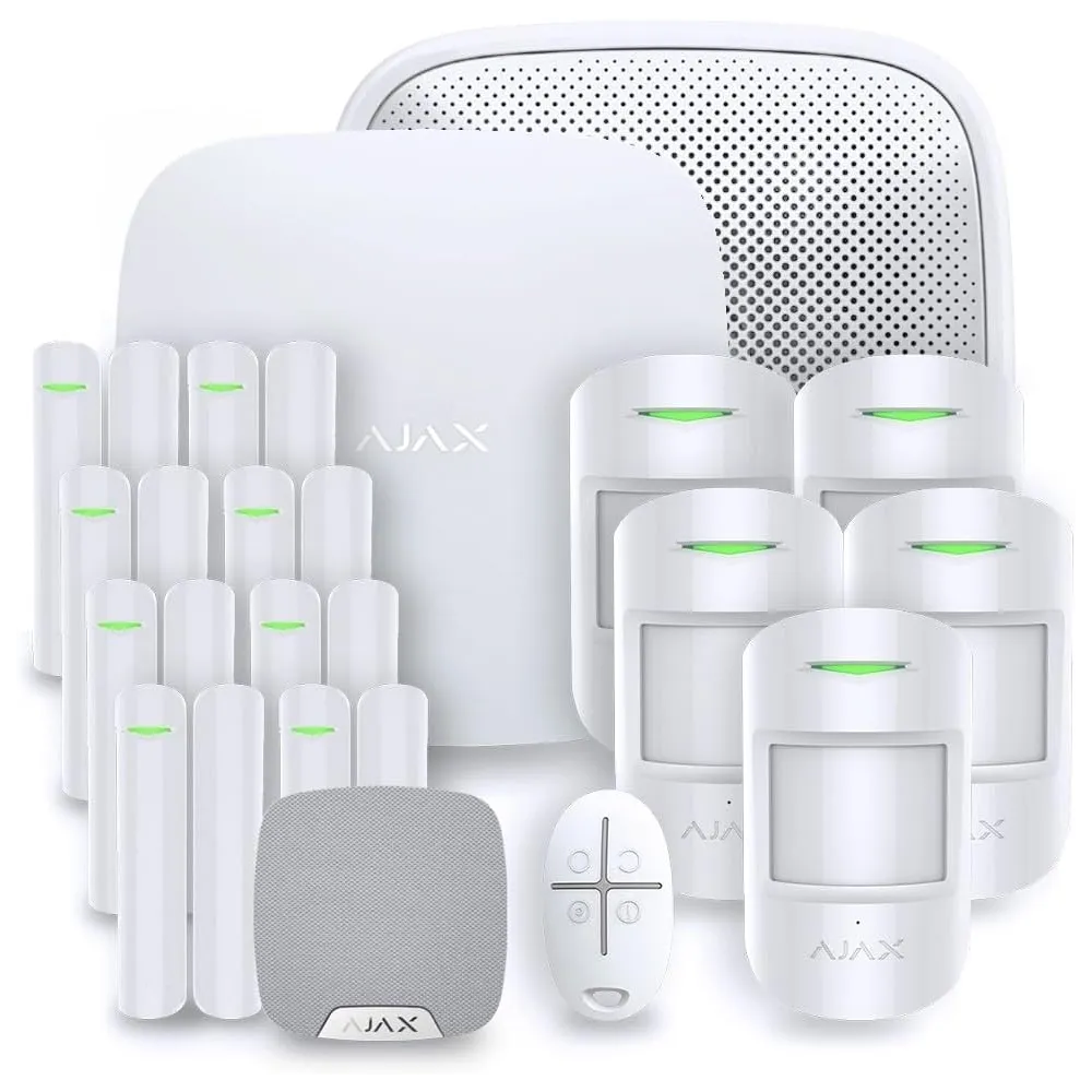 HUB2KIT4G-KIT13-W -Kit d'alarme professionnelle Ajax